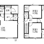 2号棟間取り(間取)