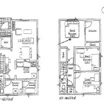1号棟間取り(間取)