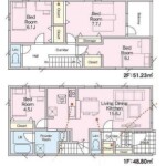 2号棟間取り(間取)