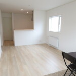 複層ガラスで全室あたたか、安心。(リビング)