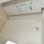 広々ユーティリティーで朝のあわただしい時にも助かります。(洗面所)