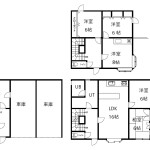 全居室６帖以上！(間取)
